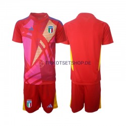 Italien Torwart Euro 2024 Kinder Trikotset Ausweich Kurzarm