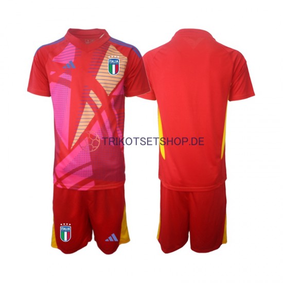 Italien Torwart Euro 2024 Kinder Trikotset Ausweich Kurzarm