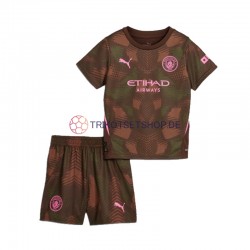 Manchester City Torwart 2024-2025 Kinder Trikotset Heim Kurzarm