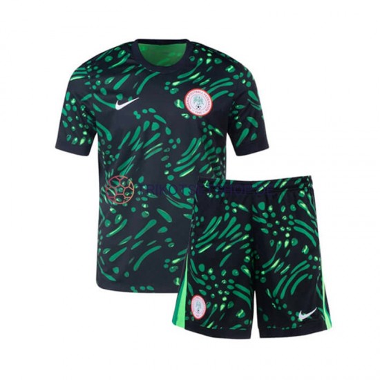 Nigeria 2024 Kinder Trikotset Auswärts Kurzarm