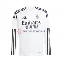 Real Madrid 2024-2025 Herren Trikot Heim Weiß Langarm