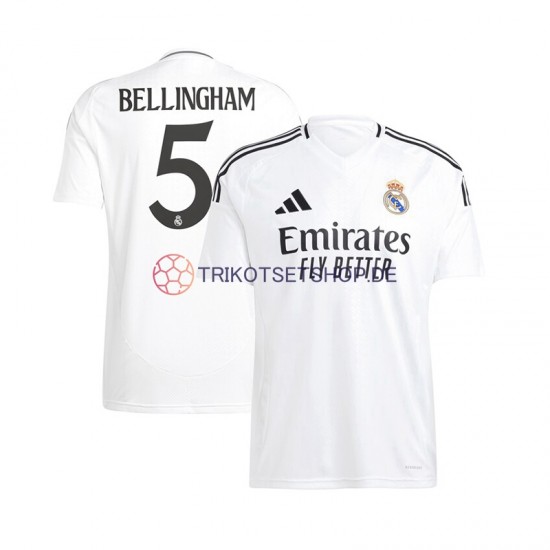 Real Madrid Jude Bellingham 5 2024-2025 Herren Trikot Heim Kurzarm