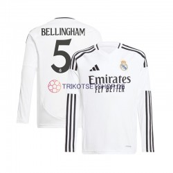 Real Madrid Jude Bellingham 5 2024-2025 Herren Trikot Heim Weiß Langarm