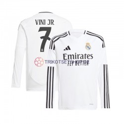 Real Madrid Vinicius Junior 7 2024-2025 Herren Trikot Heim Weiß Langarm