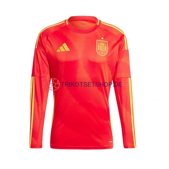 Spanien Euro 2024 Herren Trikot Heim Langarm