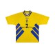 Schweden Henrik Larsson 7 Retro 1994 Herren Trikot Heim Kurzarm