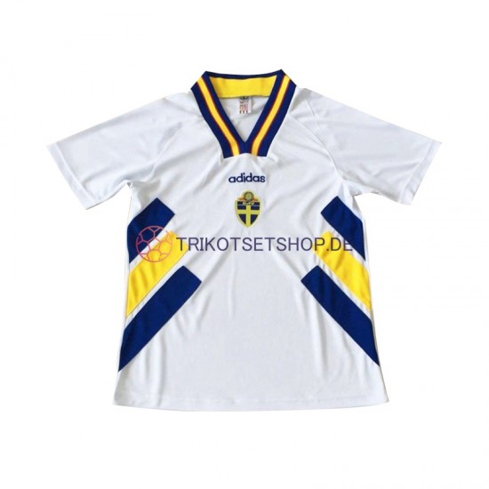 Schweden Retro 1994 Herren Trikot Auswärts Kurzarm