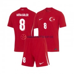 Türkei Arda Guler 8 Euro 2024 Kinder Trikotset Auswärts Kurzarm