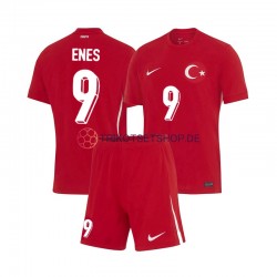 Türkei Enes Unal 9 Euro 2024 Kinder Trikotset Auswärts Kurzarm