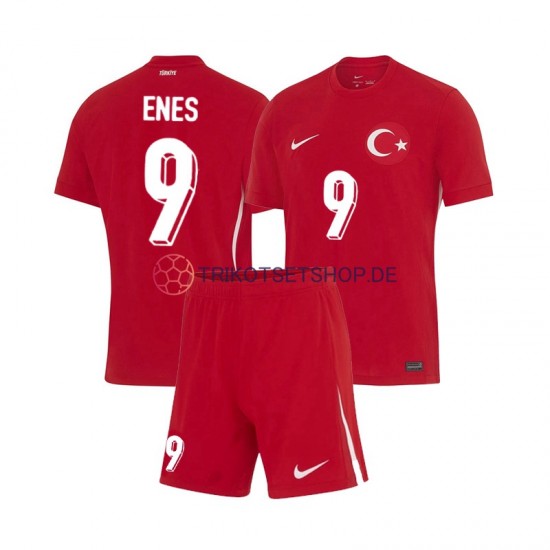 Türkei Enes Unal 9 Euro 2024 Kinder Trikotset Auswärts Kurzarm