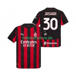 AC Mailand Ardon Jashari 30 2025-2026 Herren Trikot Heim Kurzarm