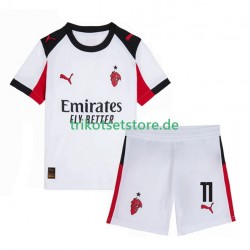 AC Mailand Christian Pulisic 11 2025-2026 Kinder Trikotset Auswärts Kurzarm