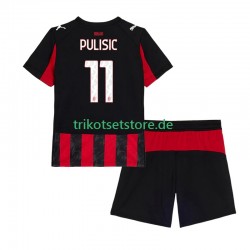 AC Mailand Christian Pulisic 11 2025-2026 Kinder Trikotset Heim Kurzarm