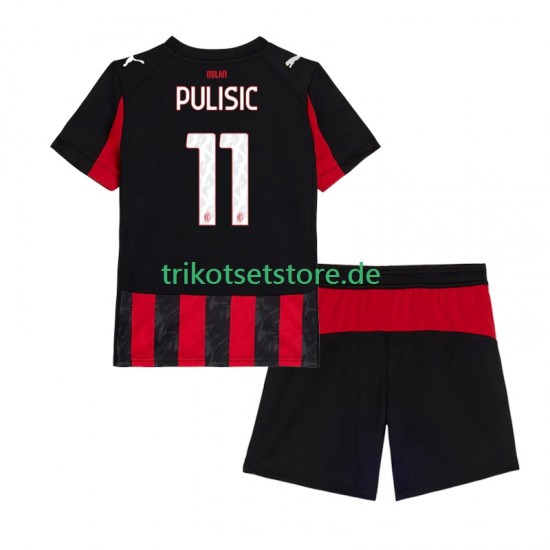 AC Mailand Christian Pulisic 11 2025-2026 Kinder Trikotset Heim Kurzarm