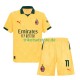 AC Mailand Christian Pulisic 11 2025-2026 Kinder Trikotset Ausweich Kurzarm