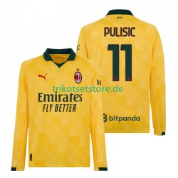 AC Mailand Christian Pulisic 11 2025-2026 Herren Trikot Ausweich Langarm