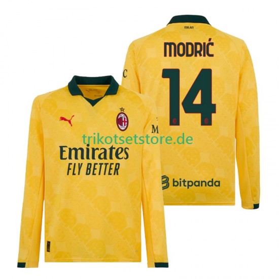 AC Mailand Modrić Luca 14 2025-2026 Herren Trikot Ausweich Langarm