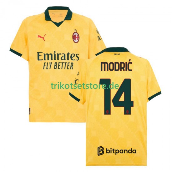 AC Mailand Modrić Luca 14 2025-2026 Herren Trikot Ausweich Kurzarm