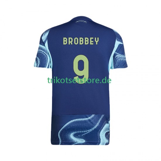 Ajax Amsterdam Brian Brobbey 9 2025-2026 Herren Trikot Auswärts Kurzarm