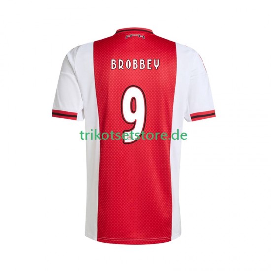 Ajax Amsterdam Brian Brobbey 9 2025-2026 Herren Trikot Heim Kurzarm