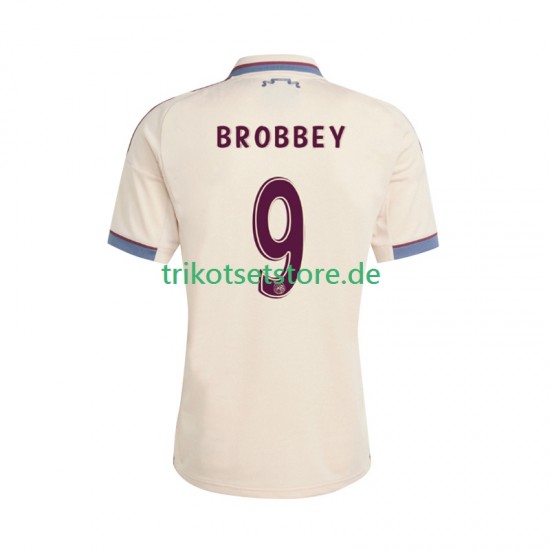 Ajax Amsterdam Brian Brobbey 9 2025-2026 Herren Trikot Ausweich Kurzarm