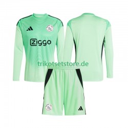 Ajax Amsterdam Torwart 2025-2026 Kinder Trikotset Heim Langarm