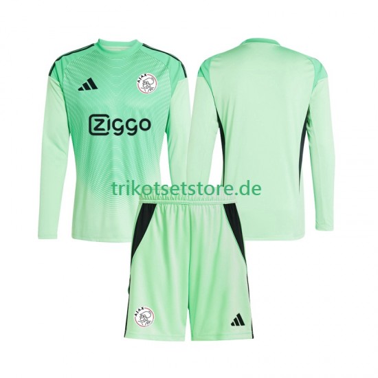 Ajax Amsterdam Torwart 2025-2026 Kinder Trikotset Heim Langarm