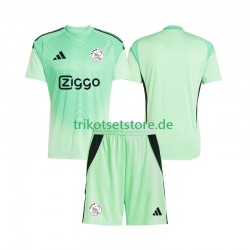 Ajax Amsterdam Torwart 2025-2026 Kinder Trikotset Heim Kurzarm