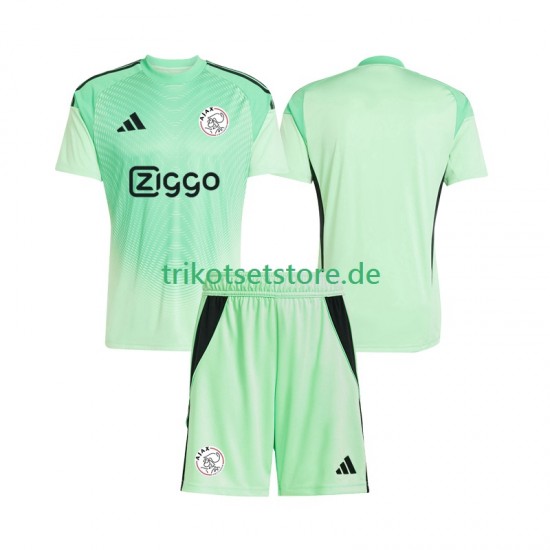 Ajax Amsterdam Torwart 2025-2026 Kinder Trikotset Heim Kurzarm