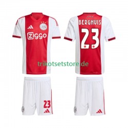 Ajax Amsterdam Steven Berghuis 23 2025-2026 Kinder Trikotset Heim Kurzarm