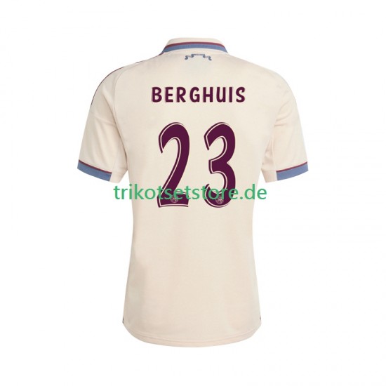 Ajax Amsterdam Steven Berghuis 23 2025-2026 Herren Trikot Ausweich Kurzarm