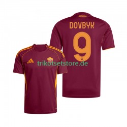 AS Rom Artem Dovbyk 9 2025-2026 Herren Trikot Heim Kurzarm