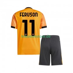 AS Rom Evan Ferguson 11 2025-2026 Kinder Trikotset Auswärts Kurzarm