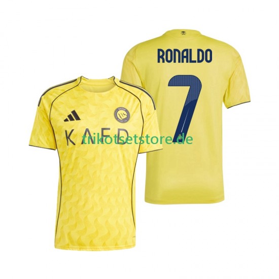 Al-Nassr Cristiano Ronaldo 7 2025-2026 Herren Trikot Heim Kurzarm