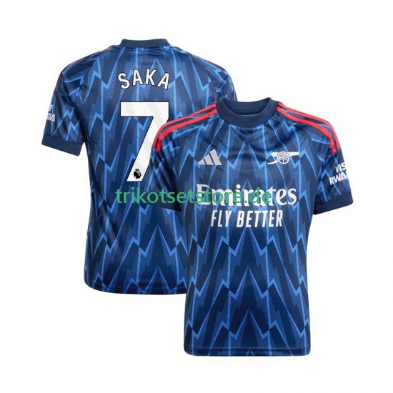 Arsenal Bukayo Saka 7 2025-2026 Herren Trikot Auswärts Kurzarm
