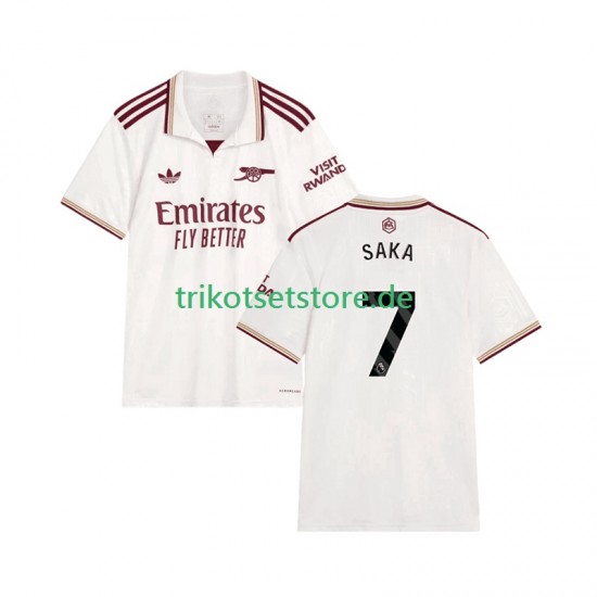 Arsenal Bukayo Saka 7 2025-2026 Herren Trikot Ausweich Kurzarm