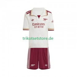 Arsenal 2025-2026 Kinder Trikotset Ausweich Kurzarm