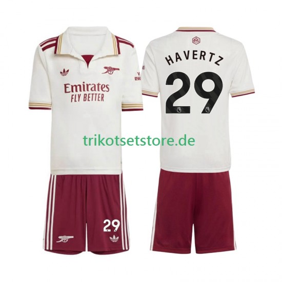 Arsenal Kai Havertz 29 2025-2026 Kinder Trikotset Ausweich Kurzarm