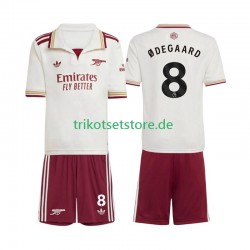 Arsenal Martin Odegaard 8 2025-2026 Kinder Trikotset Ausweich Kurzarm
