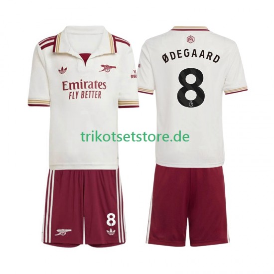 Arsenal Martin Odegaard 8 2025-2026 Kinder Trikotset Ausweich Kurzarm