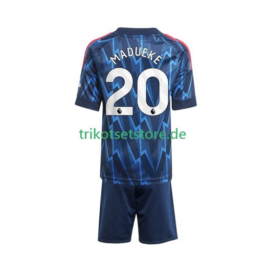 Arsenal Noni Madueke 20 2025-2026 Kinder Trikotset Auswärts Kurzarm