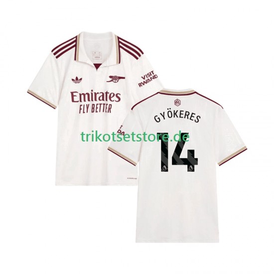 Arsenal Viktor Gyokeres 14 2025-2026 Herren Trikot Ausweich Kurzarm