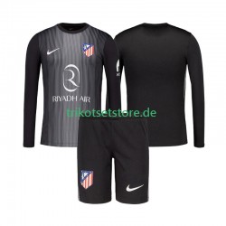Atlético Madrid Torwart 2025-2026 Kinder Trikotset Auswärts Langarm