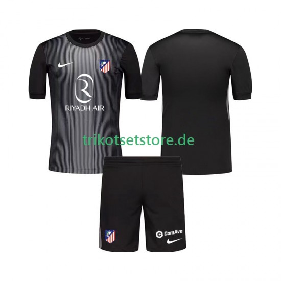 Atlético Madrid Torwart 2025-2026 Kinder Trikotset Auswärts Kurzarm