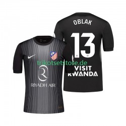 Atlético Madrid Torwart Jan Oblak 13 2025-2026 Herren Trikot Auswärts Kurzarm