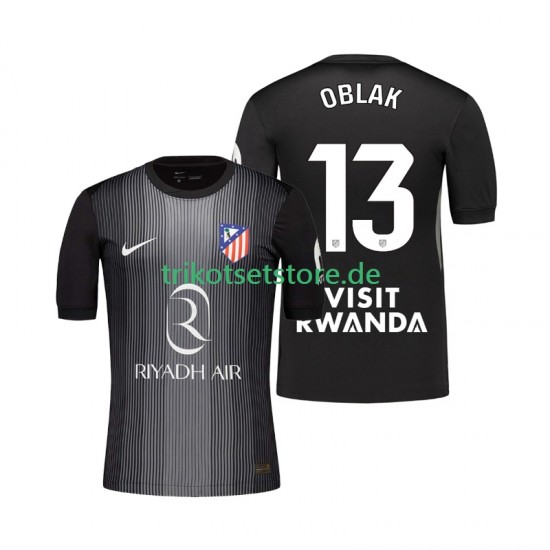 Atlético Madrid Torwart Jan Oblak 13 2025-2026 Herren Trikot Auswärts Kurzarm