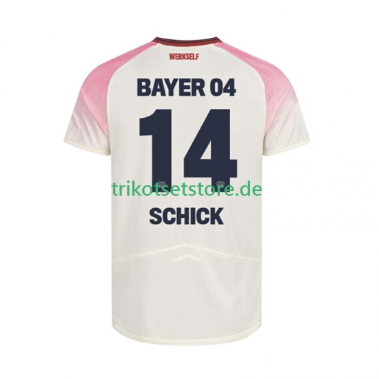 Bayer 04 Leverkusen Patrik Schick 14 2025-2026 Herren Trikot Auswärts Kurzarm