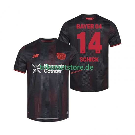 Bayer 04 Leverkusen Patrik Schick 14 2025-2026 Herren Trikot Heim Kurzarm