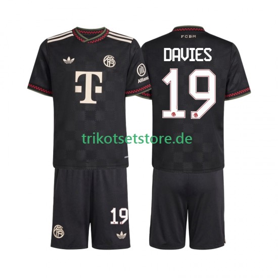 FC Bayern München Alphonso Davies 19 2025-2026 Kinder Trikotset Ausweich Kurzarm