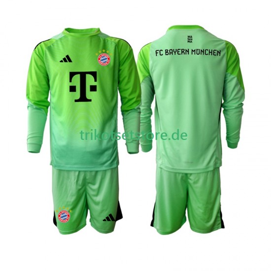FC Bayern München Torwart 2025-2026 Kinder Trikotset Heim Langarm